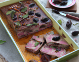 Terrine Tupperware de canard aux pruneaux