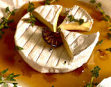 Camembert au four, thym & miel