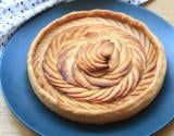 Tarte aux pommes rosace