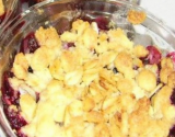 Crumble fruits rouges