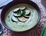 Velouté de courgettes au comté