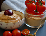 Tomates cerises à l'hoummous de châtaignes