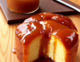 Brioche perdue au caramel