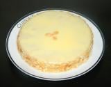 Gâteau au citron glaçage chocolat blanc