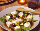 Salade de chèvre au miel