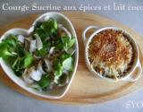 Gratin de Courge Sucrine aux épices et lait de coco, de Mamigoz