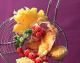 Tempura de fruits frais