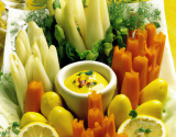 Farandole de crudités en habit de citronette