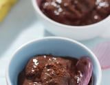 Glace vegan au chocolat