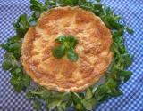 Quiche au Saint-Nectaire, pommes et piment d'Espelette