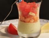 Verrine au Chavroux et tartare de tomates