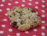 Cookies aux flocons d'avoine, raisins secs et pépites de chocolat