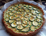 Tarte aux courgettes légère