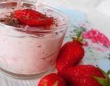 Mousse légère aux fraises maison