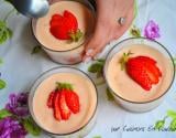 Gariguettes au sirop de basilic et mousse à la fraise tagada