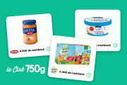 Club 750g : voici les 3 offres de la semaine pour récupérer de l’argent sur l’achat de fromage frais, pesto et gourdes de compote