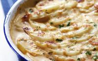 Gratin dauphinois au fromage à raclette