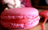 Macarons fraise tagada