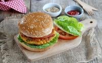 Burger végétarien aux céréales et lentilles