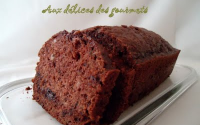 Cake moelleux chocolat, pommes et courgettes