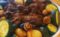 Tajine à l'agneau et aux courgettes