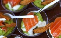 Verrine avocat et saumon au Tartare