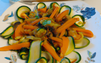 Hachis courgettes et carottes