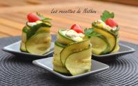 Roulade de courgettes au thon