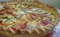 Tarte aux asperges vertes