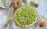 Tarte au kiwi à la ricotta et zeste de citron