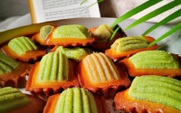 Madeleines au pandan