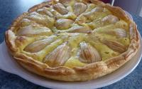 Tarte poire-chocolat de grand-mère