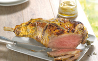Gigot de Pâques à la moutarde