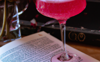 Cocktail flamant rose