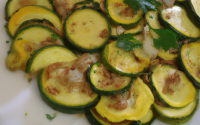 Courgettes au plat