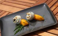 Escargot de sole en brochette