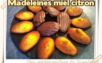 Madeleines miel citron