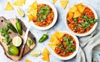 Chili végétarien au maïs