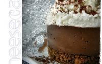 Cheesecakes individuels au chocolat noir sans cuisson