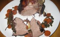 Gigot d'agneau mariné aux vins