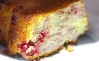 Cake aux cerises maison