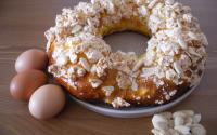 Couronne des rois meringue-amandes