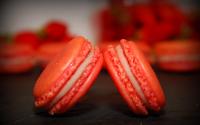 Macarons à la soupe de fraises