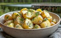 Pour les pique-niques ou les déjeuners au soleil, cette salade de pommes de terre sera idéale pour toute la famille