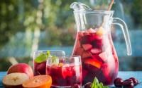 Sangria aux fruits rouges