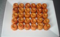 Minis cannelés chorizo/ emmental