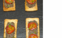 Tartelettes à la tapenade et aux tomates cerises