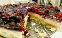 Tarte panacotta fruits rouges