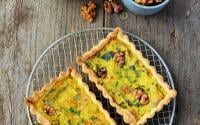 Mini quiches aux poireaux & aux noix