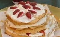 Gâteau d'antan aux fraises